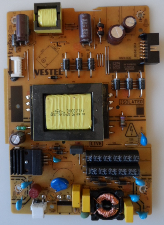 17IPS62/43INC/JVC POWER BOARD, 17IPS62, for 43 inc DISPLAY ,28093505,23506412,010416R4,