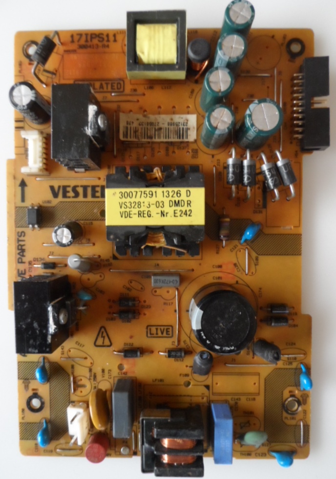 17IPS11/VES/20PIN/2 POWER BOARD ,17IPS11 ,300413-R4,23125986,27056133,