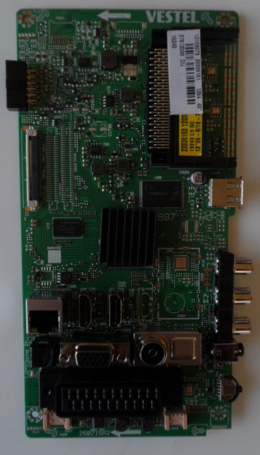 17MB97/48INC/FIN/48FFB5000 MAIN BOARD ,17MB97 , for ,FINLUX ,48FF5000, 10109542,23420499,27788714,