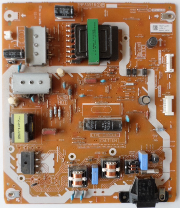 PB/42INC/PAN/42A400 POWER BOARD ,TNPA5916 1 P,TXN/P1JAVE,for ,PANASONIC TX-42A400E,