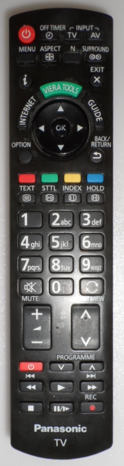 RC/N2QAYB/PAN/3  REMOTE CONTROL, N2QAYB000753, for ,PANASONIC ,