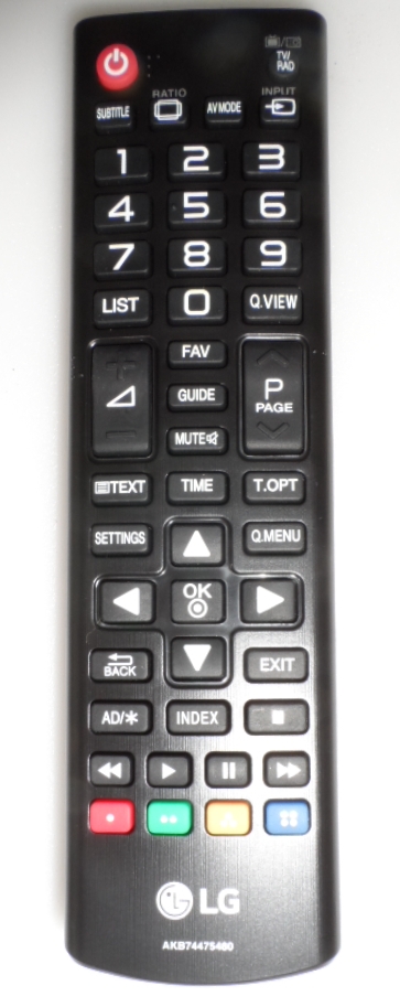 RC/LG/AKB74475480 ORIGINAL REMOTE CONTROL, AKB74475480, for LG LED TV 