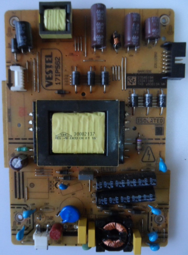 17IPS62/32INC/JVC/8 POWER BOARD ,17IPS62, for 32 inc DISPLAY ,27646194,23341166,231115R2,