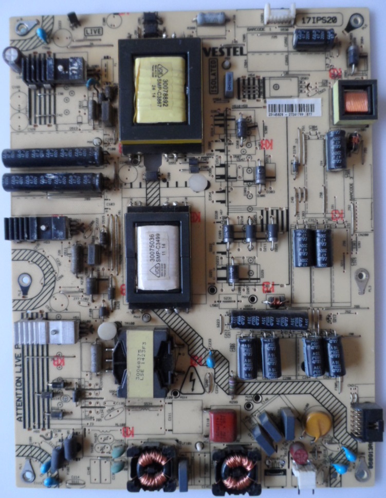 17IPS20/42INC/FINLUX POWER BOARD ,17IPS20, for 42 inc DISPLAY, 23145828,27241789,090913R6,