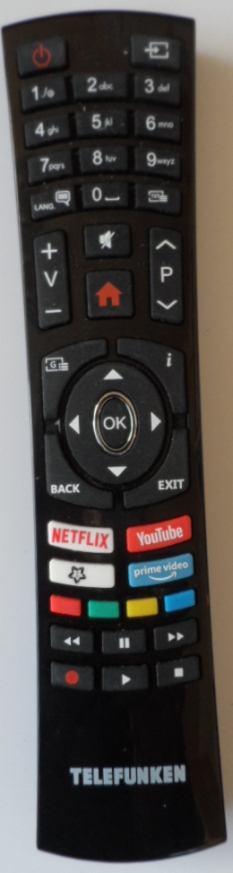 RC/RC4390P/TFK  REMOTE CONTROL, RC4390P , for ,TELEFUNKEN ,