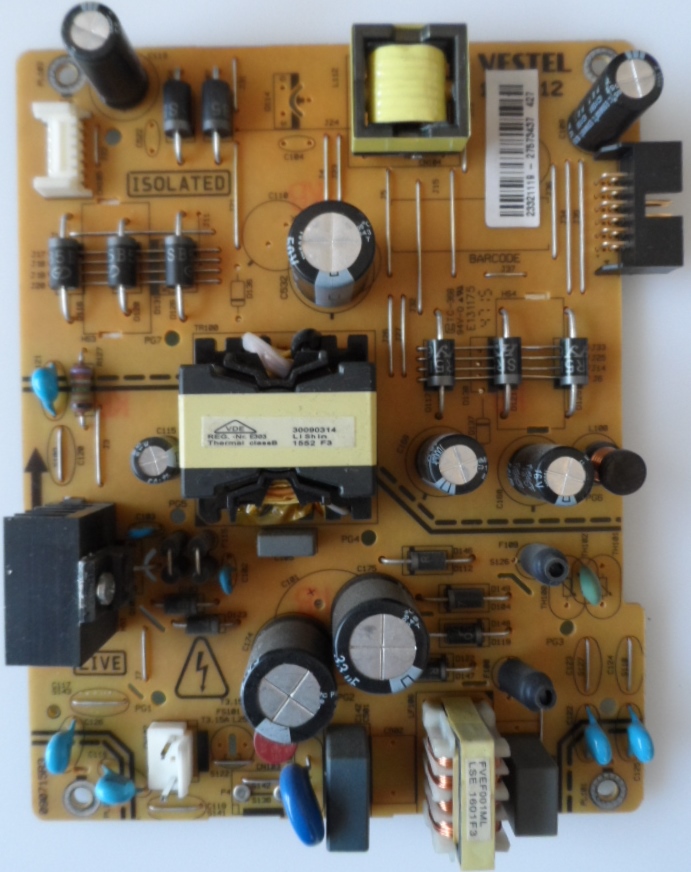 17IPS12/48INC/FIN/FF4830 POWER BOARD ,17IPS12, for 48inc DISPLAY  ,233211119,27573737,090715R3