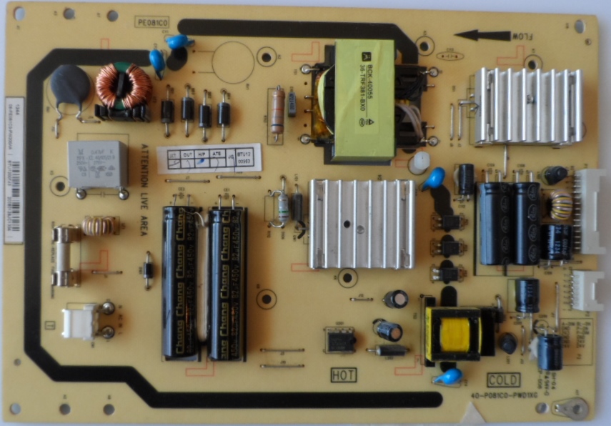 PB/PE081C0/THOMSON POWER BOARD ,PE081C0,40-P081C0-PWD1XG,08-PE081C0-PW200AA,