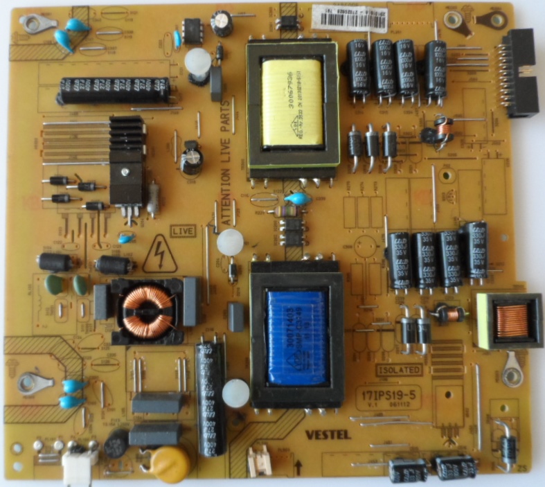 17IPS19-5/32INC/VES/20PIN/1 POWER BOARD ,17IPS19-5,V.1 061112 for 32inc DISPLAY ,2310516,27020628,