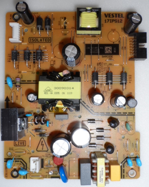 17IPS12/49INC/HORIZON POWER BOARD ,17IPS12, for 49 inc DISPLAY ,28253924,233211119,231115R3,