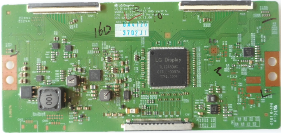 TCON/6870C0502B/PH/49PUS7909 TCon BOARD ,6870C-0502B,  V14 TM120 UHD Ver0.5,