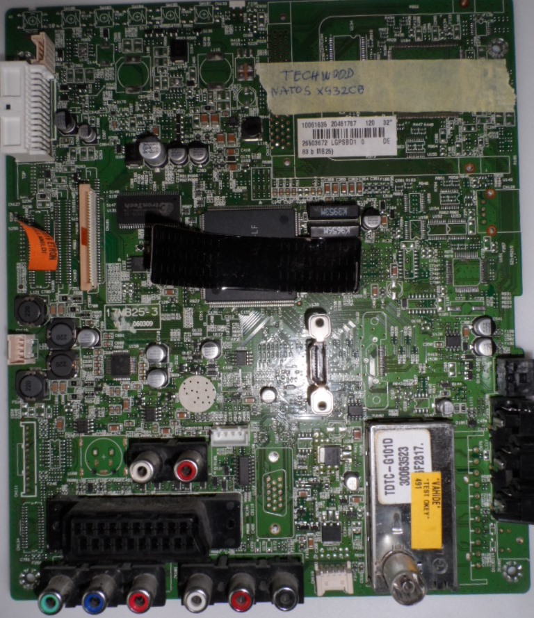 17MB25-3/32INC MAIN BOARD ,17MB25-3 v1 060309,10061635,20461767,26503672,for 32inc DISPLAY 