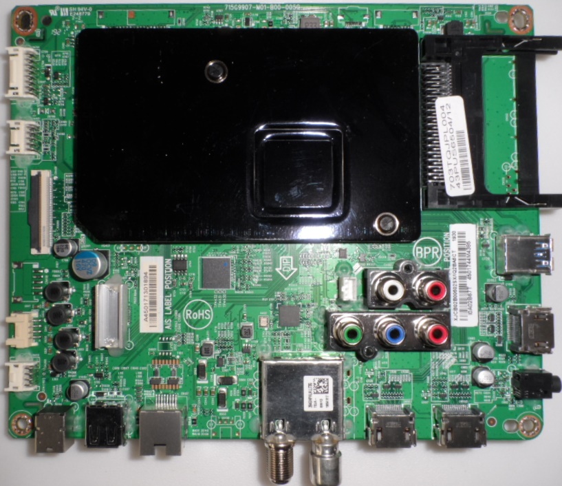 MB/43INC/PH/43PUS6504 MAIN BOARD , 715G9907-M01-B00-005G, for ,PHILIPS 43PUS6504/12,43PUS6554/12