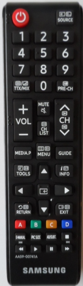 RC/SAM/AA59-00741A/1 ORIGINAL REMOTE CONTROL,AA59-00741A ,for SAMSUNG  LED TV 