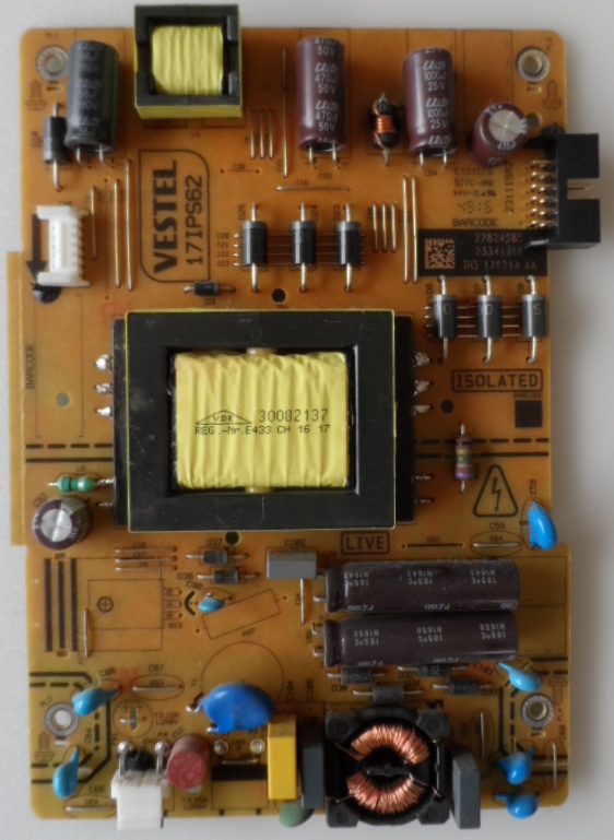 17IPS62/32INC/NEO/32281/1 POWER BOARD ,17IPS62, for 32 inc DISPLAY ,27824985,23341166,231115R2,