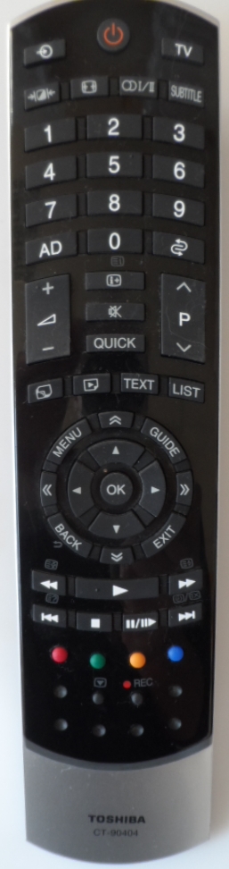 RC/TOSH/CT90404   ORIGINAL REMOTE CONTROL ,CT-90404, for ,TOSHIBA LED TV,