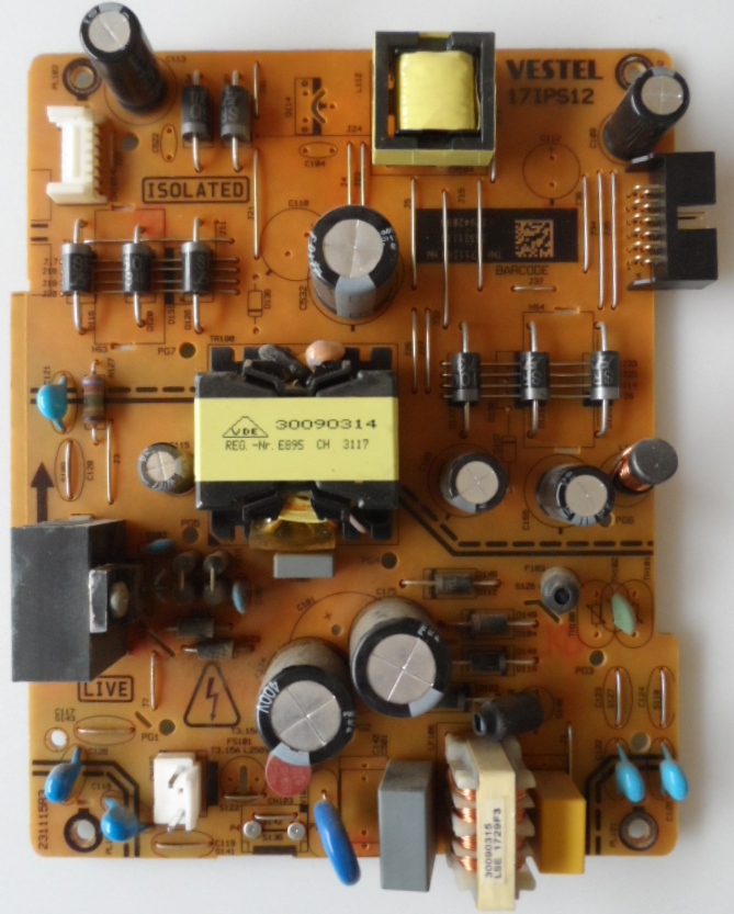 17IPS12/48INC/TOSH POWER BOARD ,17IPS12, for 48inc DISPLAY  ,23321119,27942083,231115R3,