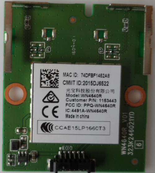 WI-FI/HISENSE/H40M2600 WI-FI MODULE ,WN4640R_V01,323K246021YD for ,HISENSE H40M2600