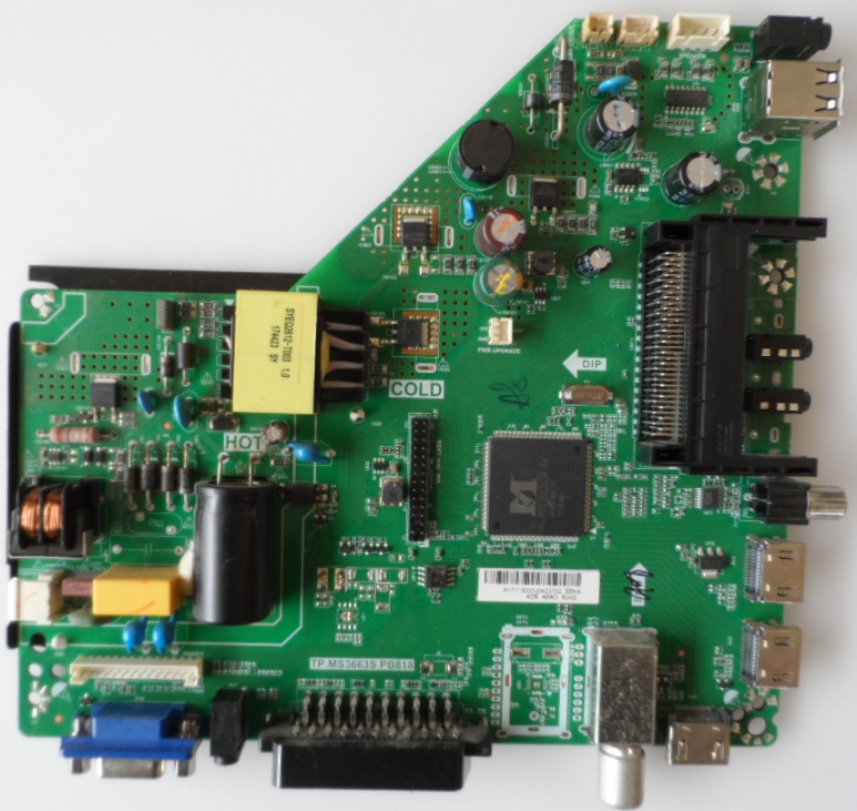 MB/TP.MS3663.PB818/AR/32DN5T2 MAIN BOARD, TP.MS3663S.PB818 , for, ARIELLI LED-32DN5T2,