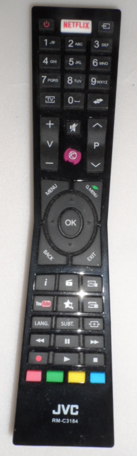 RC/JVC/RM-C3184  ORIGINAL  REMOTE CONTROL,RM-C3184, for JVC LED TV 