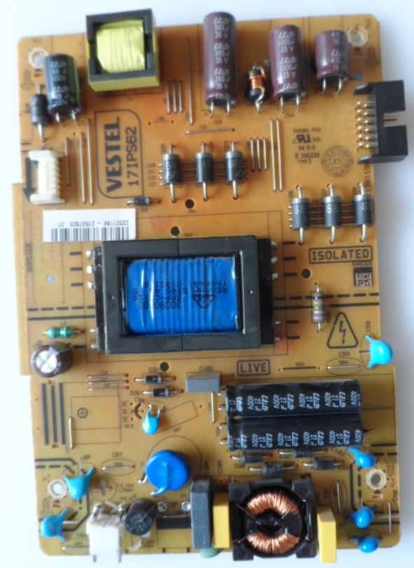 17IPS62/32INC/JVC/15 POWER BOARD ,17IPS62, for 32 inc DISPLAY ,23321189,27507820,150115R2,