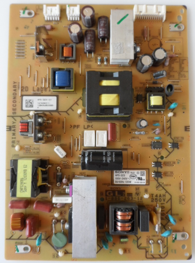 PB/APS323/SONY/32EX650 POWER BOARD ,APS-323,1-886-263-12,for ,SONY,KDL-32EX650