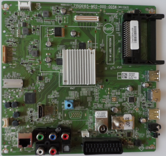 MB/50INC/PH/50PFK4509 MAIN BOARD, 715G6165-M02-000-005N, for PHILIPS 50PFK4509/12