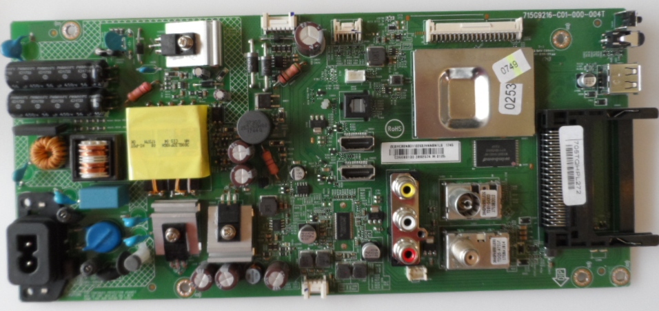 MB/39INC/PH/39PHS4112 MAIN BOARD ,715G9216-C01-000-004T, for ,PHILIPS 39PHS4112/12,