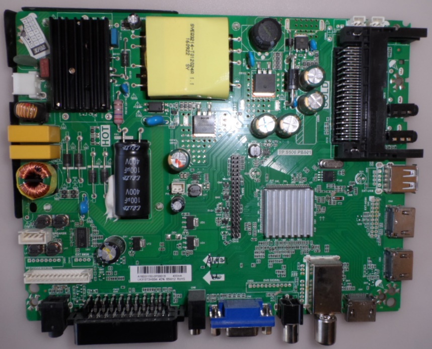 MB/TP.S506.PB801/32K600 MAIN BOARD ,TP.S506.PB801 , for ,CROWN, 32K600,