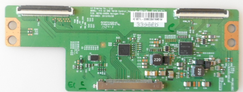 TCON/6870C0469A/LG TCon BOARD, 6870C-0469A,  V14 TM120 Control_Ver1.4B,