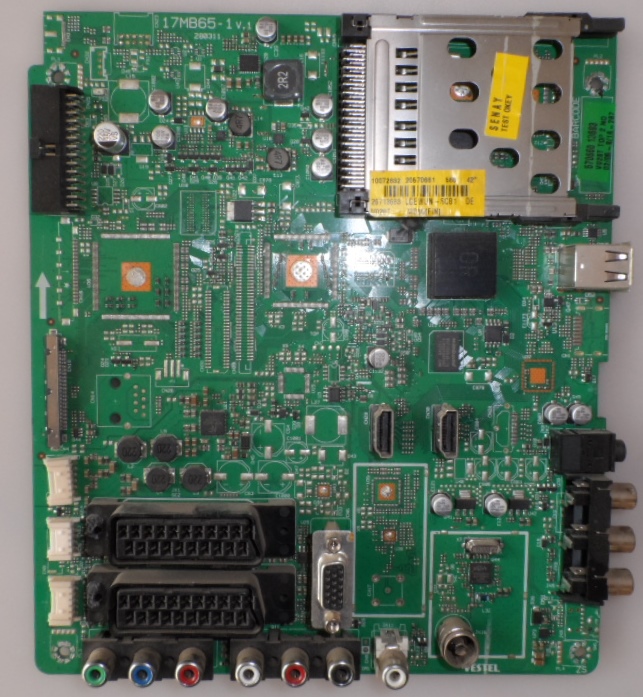 17MB65-1/VES/FINLUX MAIN BOARD, 17MB65-A v.1  for 42 inc DISPLAI ,10072832,20570661,26713683,