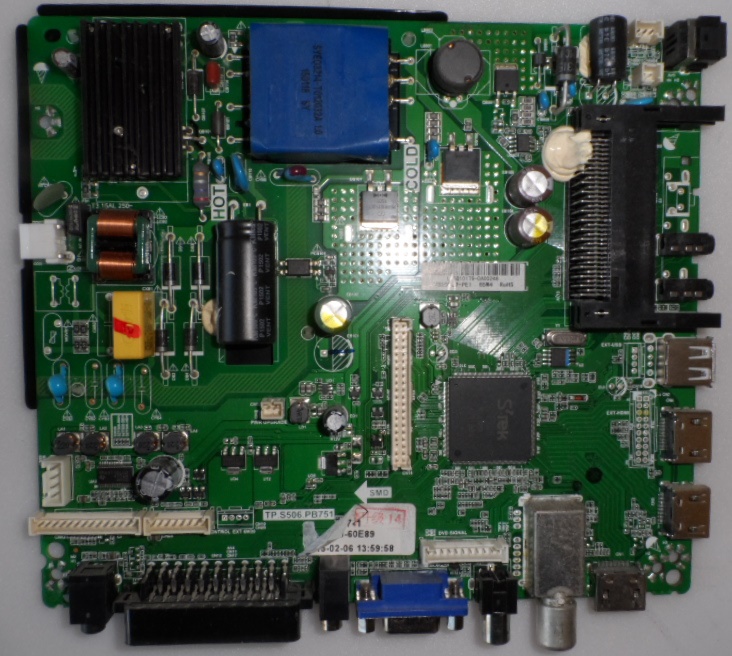 MB/TP.S506.PB751/SEIKI MAIN BOARD ,TP.S506.PB751,