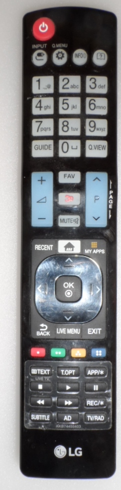 RC/LG/AKB74455403 ORIGINAL REMOTE CONTROL, AKB74455403, for LG LED TV 