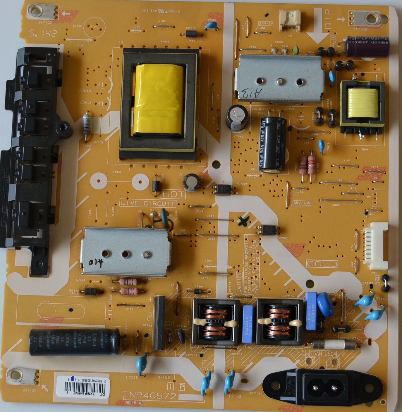 PB/32INC/PAN/32CS510 POWER BOARD ,TNP4G572,TXN/P1NEVE,for ,PANASONIC TX-32CS510E,