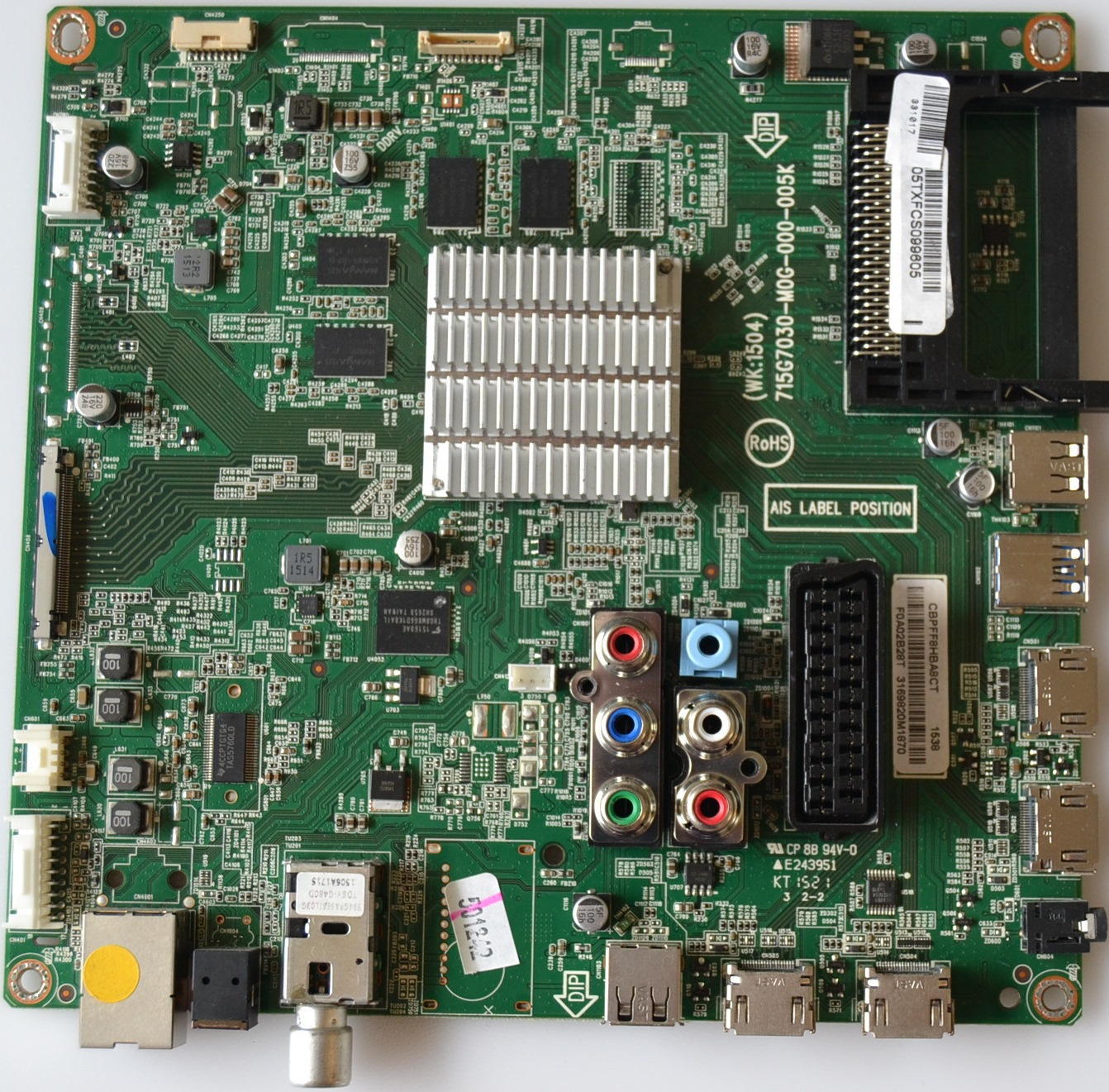 MB/50INC/PH/50PUT6400 MAIN BOARD ,715G7030-M0G-000-005K, for PHILIPS 50PUT6400/12