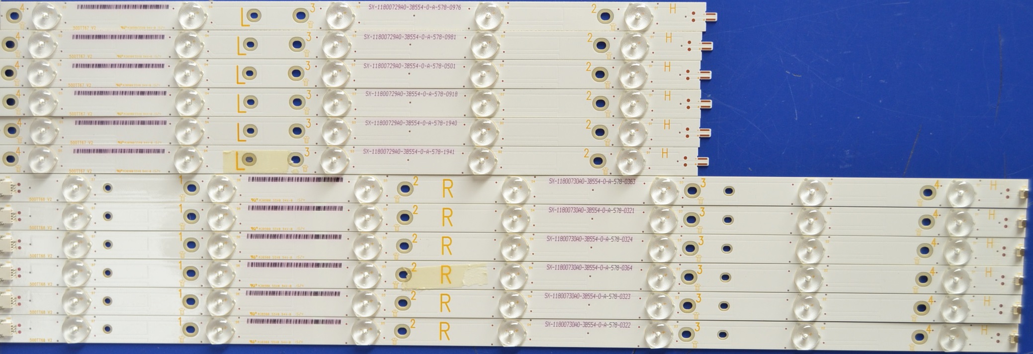 LB/50INC/PH/50PUT6400 LED BACKLAIHT ,500TT67 V2,500TT68 V2,