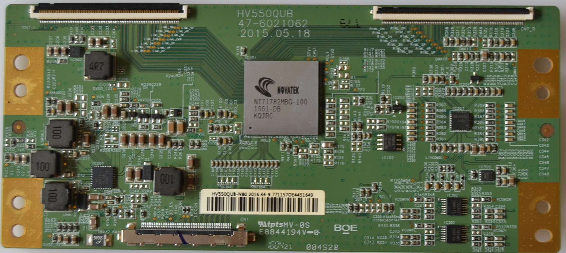 TCON/HV550QUB/PH/55PUH6101 TCon BOARD ,HV550QUB,47-6021062,HV550QUB-N80,