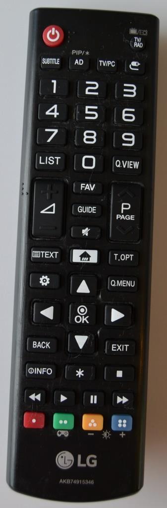 RC/LG/AKB74915346 ORIGINAL REMOTE CONTROL,AKB74915346, for LG 24MT48D