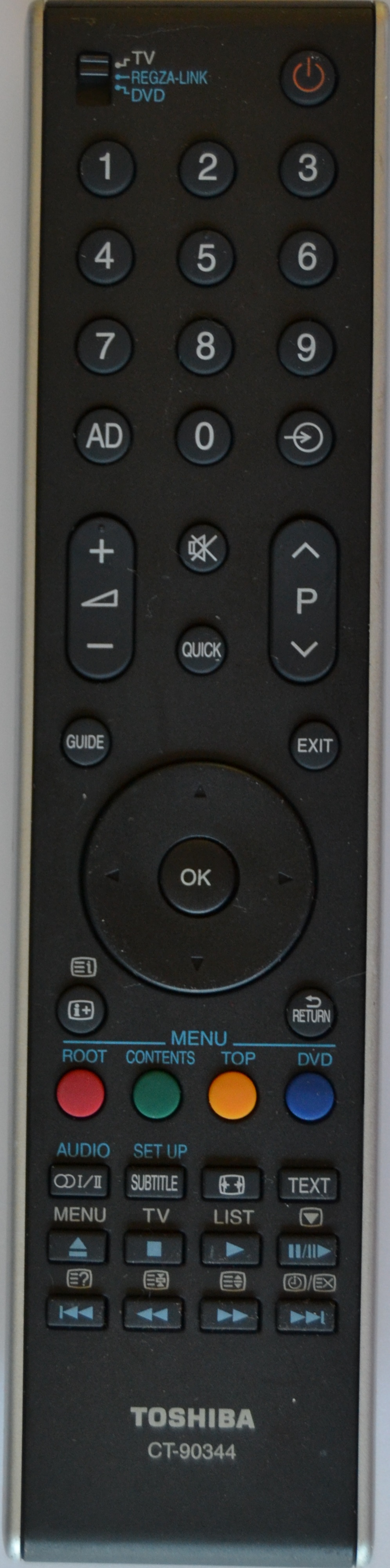 RC/TOSH/CT-90344   ORIGINAL REMOTE CONTROL ,CT-90344, for ,TOSHIBA LED TV,