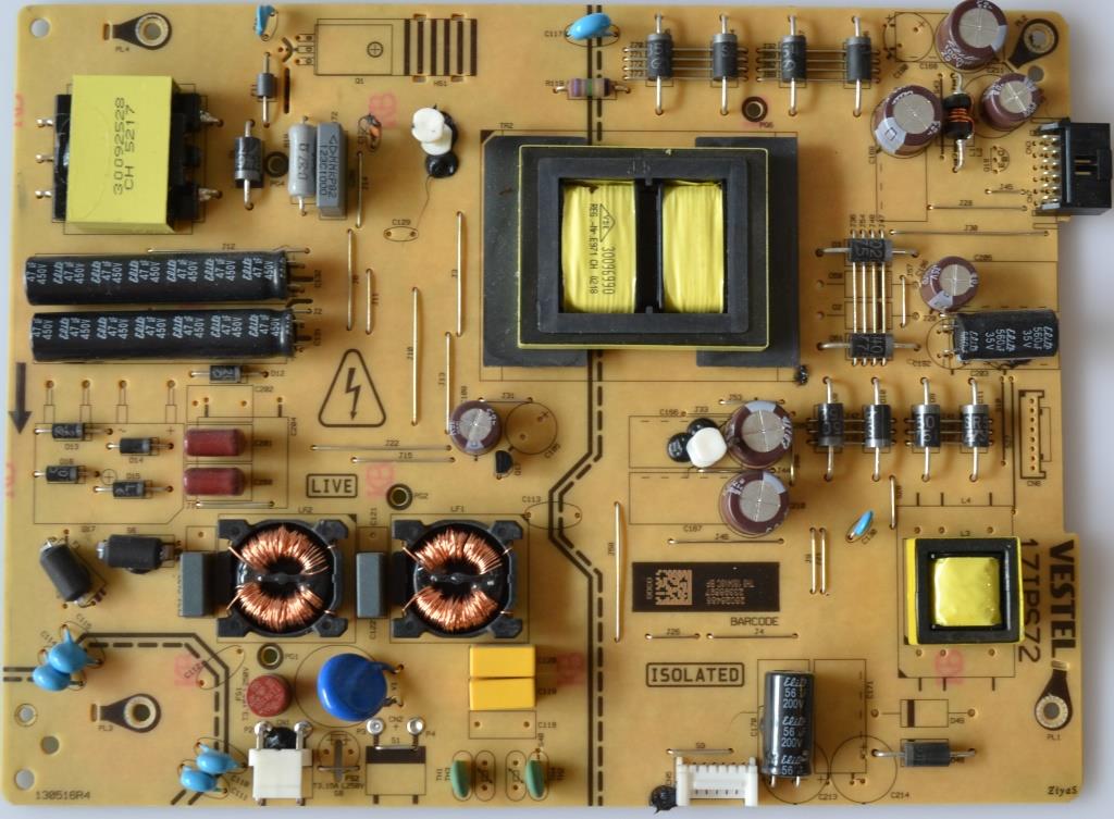 17IPS72/43INC/TOSHIBA/1 POWER BOARD ,17IPS72, for 43 inc DISPLAY ,28026488,23396597,130516R4,