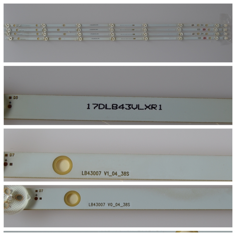 LB/43INC/VES/FIN LED BACKLAIHT ,17DLB43VLXR1,LB43007 V0_04_38S,LB43007 V1_04_38S,