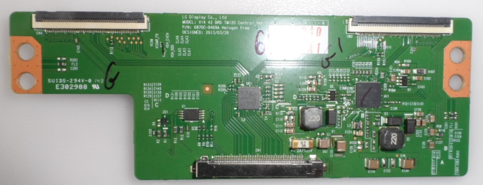 TCON/6870C0469A/PH42PFH6309 TCon BOARD, 6870C-0469A,  V14 42 DRD TM120 Control_Ver1.4B,