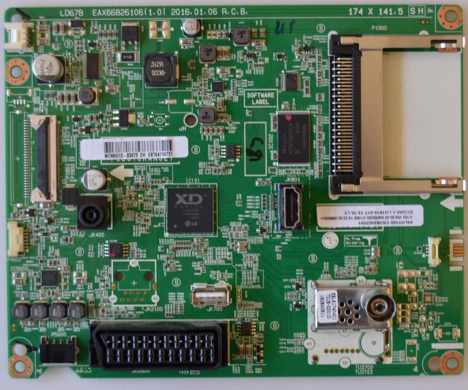 MB/LG/43LH5100 MAIN BOARD   ,EBT641199731,EAX66826106(1.1),EBR82007031,  for LG 43LH5100