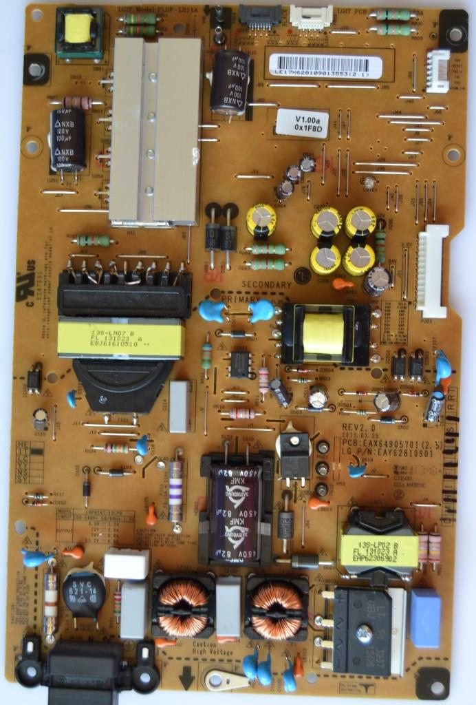 PB/LG/42LA691S POWER BOARD ,LGP4247-13LPB8,EAX64905701(2.5),EAY62810901, LG ,42LA691S,