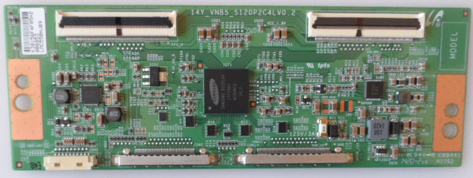 TCON/14Y_VNB5/PAN/55AS640 TCon BOARD,14Y_VNB5_S120PC4LV0.2,for PANASONIC TX-55AS640E