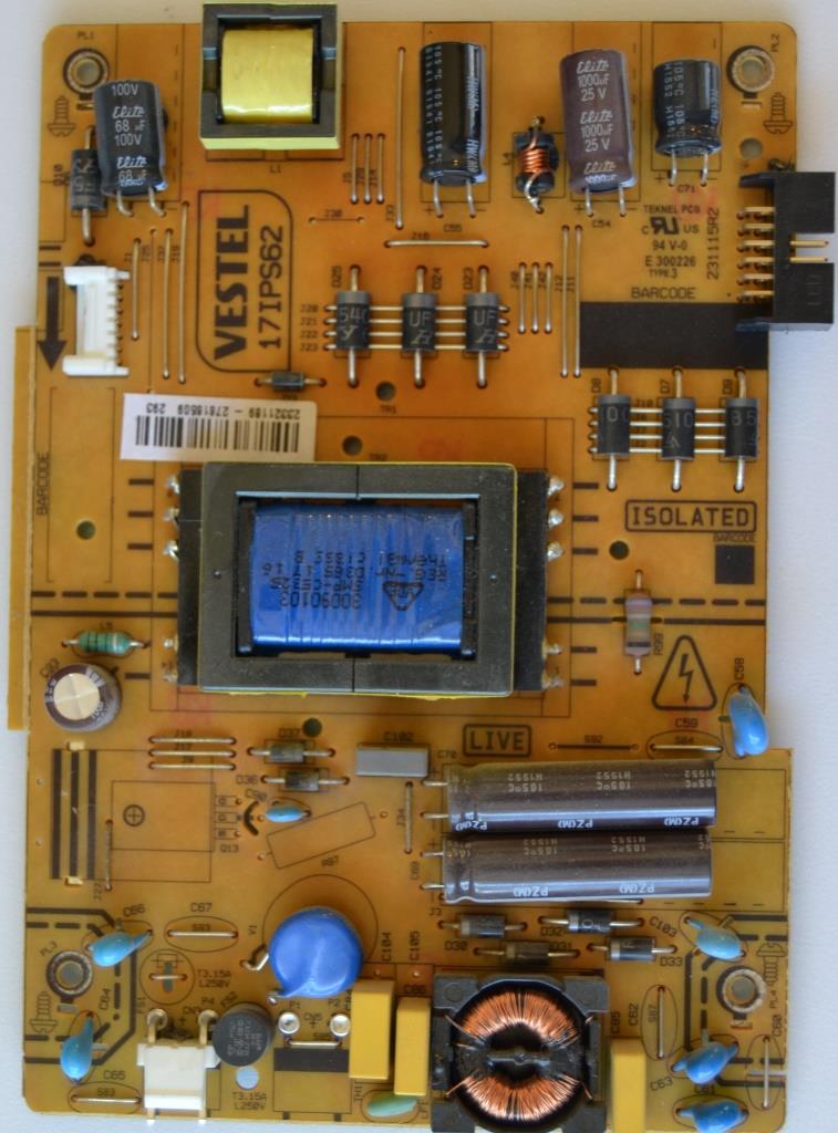 17IPS62/32INC/CROWN/32202 POWER BOARD ,17IPS62, for 32 inc DISPLAY ,23321189,27616509,231115R2,