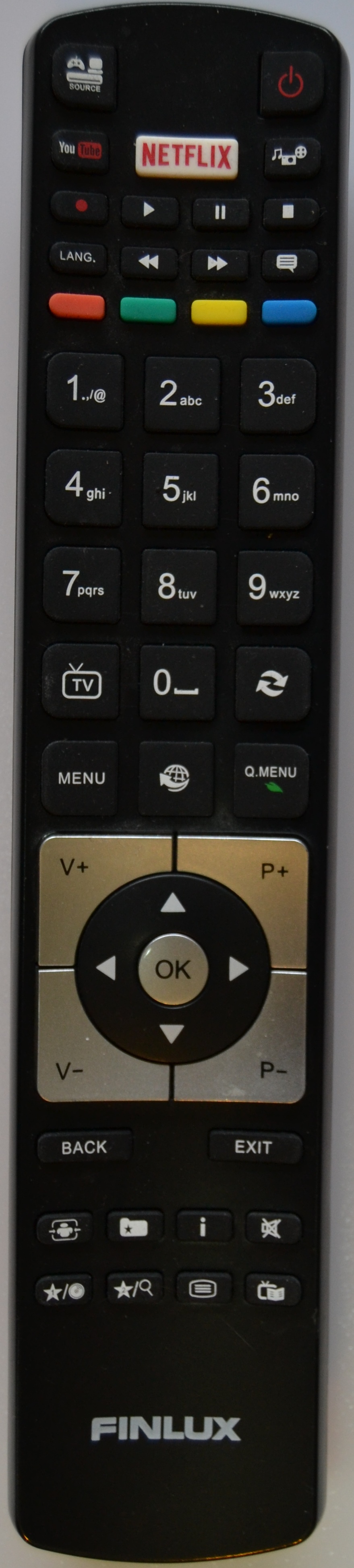 RC/5118/FINLUX ORIGINAL REMOTE CONTROL ,RC 5118,30090680, for, FINLUX