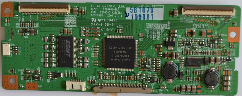 TCON/6870C-0142B/MEDION TCon BOARD ,LC370W01-SLA1,6870C-0142B,