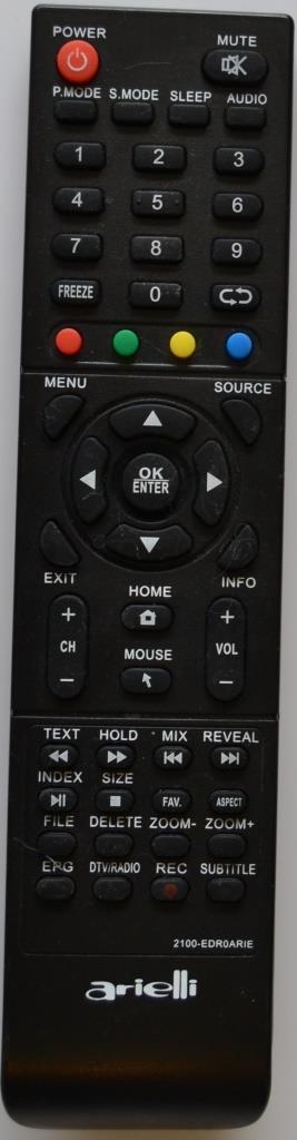 RC/ARIELLI/32DN6T2 ORIGINAL REMOTE CONTROL ,2100-EDR0ARIE, for ARIELLI,LED-32DN6T2,