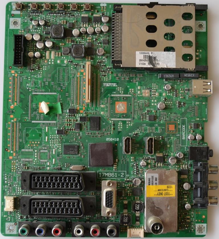 17MB61-2/22INC/FINLUX MAIN BOARD ,17MB61-2 050410,  for 22 inc DISPLAY ,