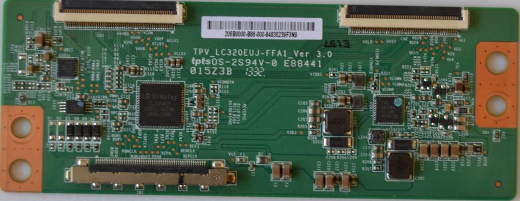 TCON/TPV_LC320/PH/32PFL3188 TCON BOARD ,TPV_LC320EUJ_FFA1_Ver 3.0,